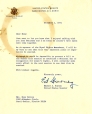 Letter from Senator Edward Gurney to Roxcy Bolton, 1971