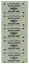 United States War Ration Coupon Book