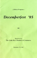 "Decemberfest '85" program