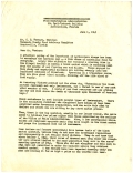 Letter, J.M. Williams to C.D. Newburn regarding black markets, 1943