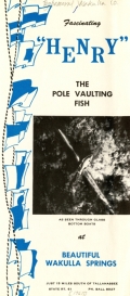 "Henry" the Pole Vaulting Fish at Wakulla Springs Brochure, ca. 1950s