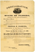 Governor Fleming's Centennial of the Inauguration of George Washington Proclamation, 1889