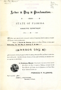 Governor Fleming's Arbor Day Proclamation, 1892