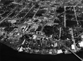 Aerial view looking north over a section of Fort Walton Beach, Florida.