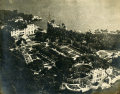 Aerial view overlooking the Villa Vizcaya attraction in Miami.