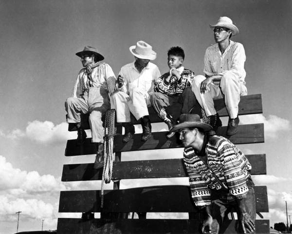 Seminole Indians at a rodeo in Okeechobee, Florida, November 1949