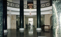 Interior view showing Florida's Supreme Court Building rotunda in Tallahassee, Florida.