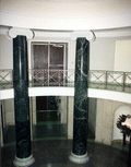 Interior view overlooking Florida's Supreme Court Building rotunda in Tallahassee, Florida.