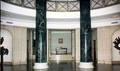Interior view showing Florida's Supreme Court Building rotunda in Tallahassee, Florida.