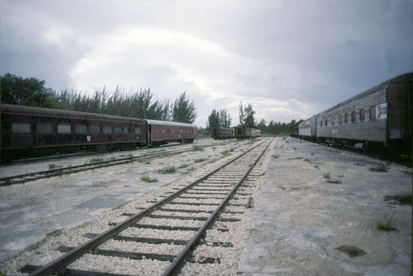 Tracks at the Gold Coast Railroad Museum in Miami.