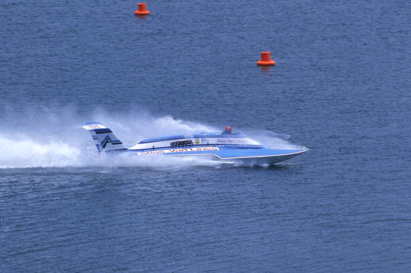 Atlas Van Lines hydroplane racing in Miami.