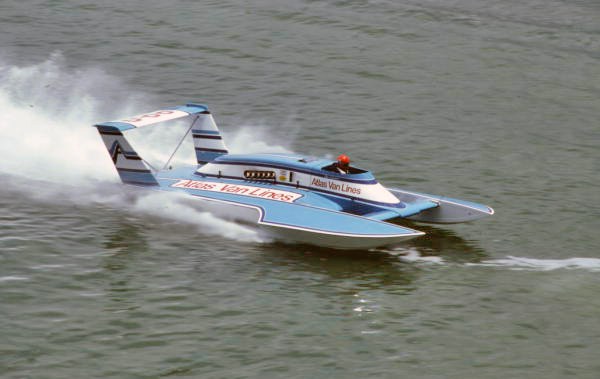 Atlas Van Lines hydroplane racing in Miami.