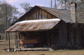 Close-up view of a Newberry farmhouse.