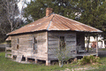 Close-up view of a Newberry farmhouse.