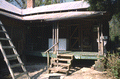 Close-up view of Edgar Langford Jr. farmhouse in Newberry.