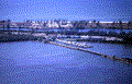 Aerial view looking south toward Uncle Henry's Marina at Gasparilla Island near Boca Grande.