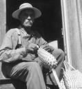 Basket maker Moses Pinder - Tarpon Springs, Florida
