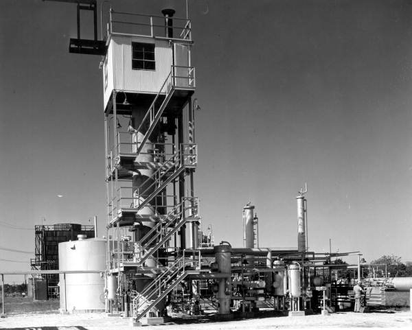 Partial view of Newport Industries - Pensacola, Florida .