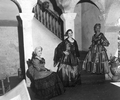 Three women in 19th century dress - Saint Augustine, Florida