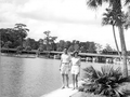 Betty Gantt and Jack McEarchern with a view of the dock - Ocala, Florida .
