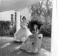 A couple of Jeanie Ball contest participants posing for a portrait at the Stephen Foster State Memorial - White Springs, Florida