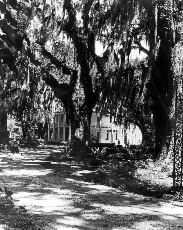 View of the Wesley Mansion at Eden Gardens State Park - Point Washington (circa 1930s).