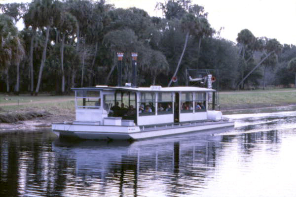 Air boat "Gator Gal" providing a tour at the Myakka River State Park - Sarasota, Florida..
