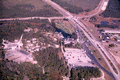 Aerial view overlooking the Weeki Wachee Springs amusement park.