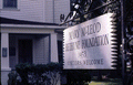 Sign in front of the historic home of Mary McLeod Bethune in Daytona Beach, Florida.