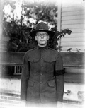 Alden Tissot in his World War I uniform - DeLand, Florida