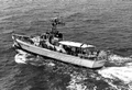 Coast Guard cutter "Cape Strait" with Haitian refugees on board.