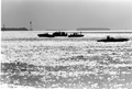 Private boat returning from Mariel, Cuba with refugees on board - Key West, Florida.