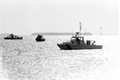 Coast Guard cutter waiting to intercept boats returning from Mariel, Cuba with refugees - Key West, Florida.