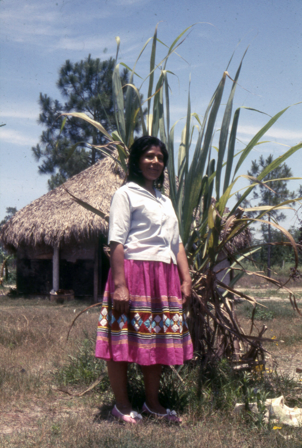 Susie Billie at Indian village in Naples.