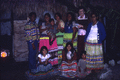 Photographer's wife Gladys posing with Susie Billie's family.