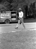 Diddley bow player Moses Williams at the 1982 Florida Folk Festival in White Springs.