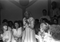 "Diamond Teeth" Mary McClain singing in the audience at the Stuffed Pepper in St. Petersburg.