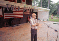 E.A. "Frog" Smith, tall tale teller from Ft. Myers, at the 1977 Florida Folk Festival.