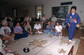 Kazuko Law performing Japanese tea ceremony at the 1998 Florida Folk Festival in White Springs.