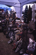West African artifacts on display at the Zora Neale Hurston Festival of the Arts and Humanities in Eatonville, Florida.