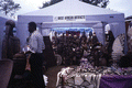 View looking toward West African artifacts on display at the Zora Neale Hurston Festival of the Arts and Humanities in Eatonville, Florida.