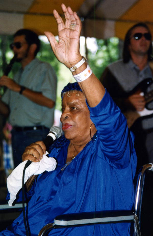 Mary McClain performs at Florida Folk Festival - White Springs, Florida .