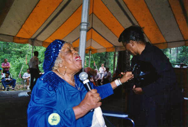 Mary McClain performs at Florida Folk Festival - White Springs, Florida .