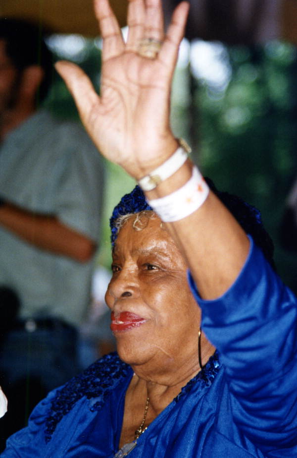 Mary McClain performs at Florida Folk Festival - White Springs, Florida .