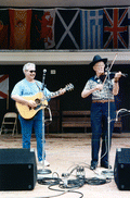 Richard Seaman and Jack Piccalo perform at the Florida Folk Festival - White Springs, Florida .