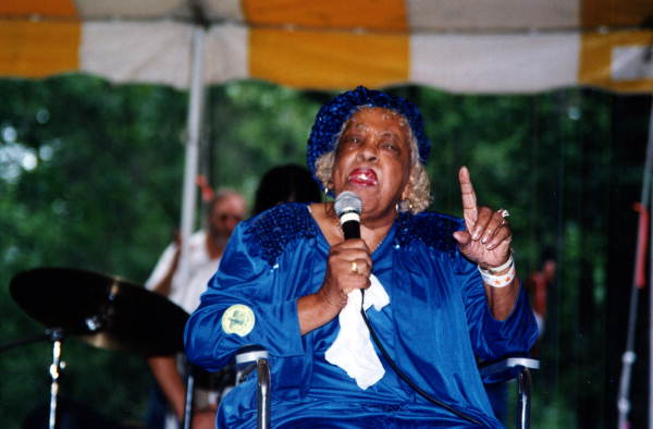 Mary McClain performs at Florida Folk Festival - White Springs, Florida .