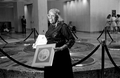 Mary Smith McClain with her Florida Folk Heritage Award - Tallahassee, Florida.
