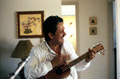 Jesus Rodriguez playing the cuatro- Naples, Florida