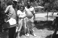 Street singer Tom Walton with apprentice James Watson and folklorist Debbie Fant - Saint Petersburg, Florida.