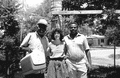 Street singer Tom Walton with apprentice James Watson and folklorist Riki Saltzman - Saint Petersburg, Florida.